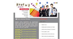 Desktop Screenshot of banery-warszawa.pl